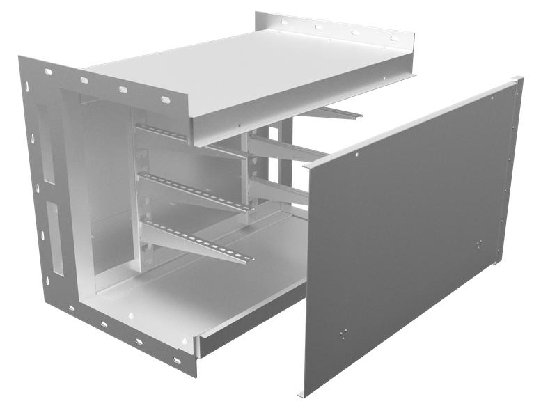 Короб ККБ-П-0.65/0.6-1 1м 1.5мм кабельный блочный (рама 63х5мм гор.оцинк.; обшивка гор.оцинк.)  KKB.P.66.1015.HDZ/HDZ