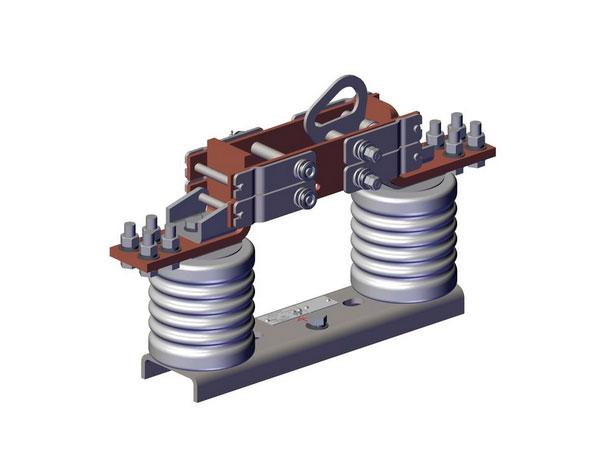 Разъединитель РВ-10/400 МУХЛ2 3п с приводом ПР-3 У3 на раме межфазное расстояние = 250мм ЗЭТО