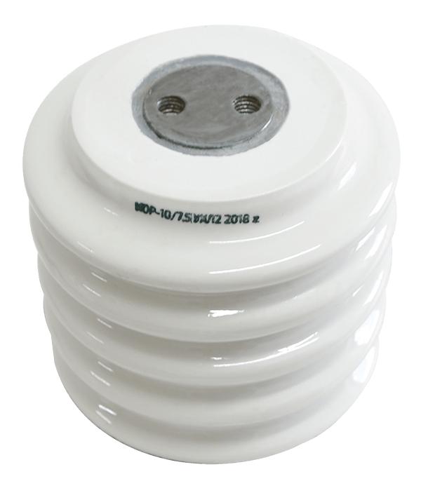 Изолятор опорный ИОР-10-7.5 II УХЛ2 (2 отв. М10/1 отв. М16)  00000123