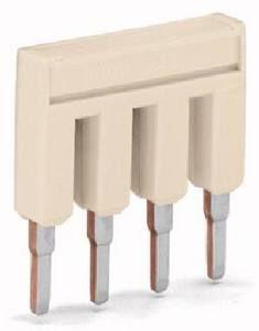 Перемычка BARS изолир. 5-контактн. номинал. ток 32А PUSH-IN TYPE (уп.25шт) свет. сер.  2004-405