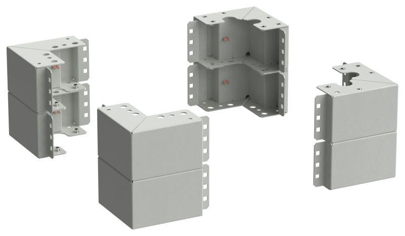 Уголок цоколя h=200мм сер. (уп.8шт) LINEA S  LS-BC35-B0-02
