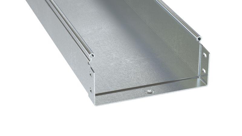 Лоток листовой неперфорированный 600х80 L3000 сталь 1.5мм гор. оцинк.  3506815HDZ