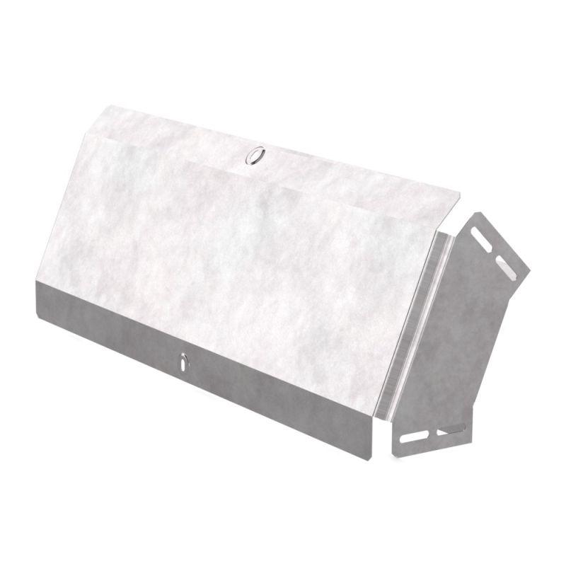 Угол для лотка вертикальный внешний 45град. 600х100 с крышкой Стандарт  PR16.0582