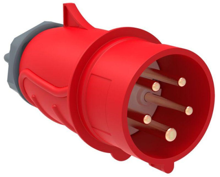 Вилка эл. каб. 32А 3P+PE+N 6ч/200/346-240/415В IP44 MAGNUM ССИ-025  PSN02-032-5