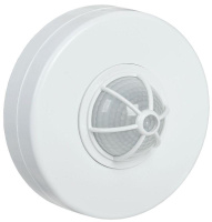 Детектор движения ДД 024В 1100Вт угол. обз. 180-360град. IP33 бел.  LDD11-024B-1100-001