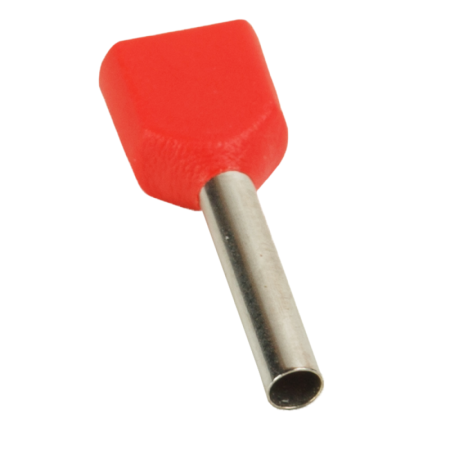 Наконечник штыревой втулочный под два провода НШвИ2 OptiKit T-Shv2-PVC- 1.5-12 (уп.100шт)  278048
