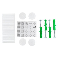 Щит слаботочный навесной Unix 3 габарит IP41 бел. дверь PROxima  ux-3m-nw