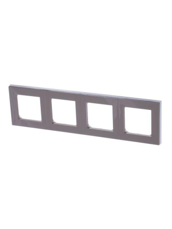 Рамка Levit 4п кофе макиато/бел.  2CHH015040A6018