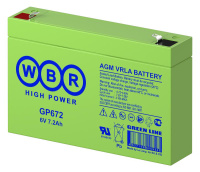 Аккумулятор 6В 7.2А.ч  GP672 