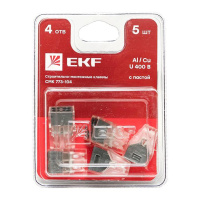 Клемма строительно-монтажная СМК 773-104 4-проводная 1.0-2.5кв.мм (блист.5шт) PROxima  plc-smk-104b