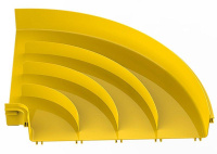 Угол для оптич. лотка горизонтальный 90град. 600мм  DS-600-31990