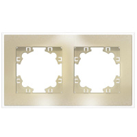 Рамка 2-м Афина стеклянная зол. UNIVersal 2291