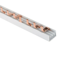 Шина соединительная PIN 4ф 63А мед. изол. 54мод (дл.1м)  pin-04-63