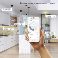 Лампа светодиодная умная Smart Home 6.5Вт Diamond 2000-5500К E27 720лм измен. цветов. темпер. + диммир. управление по Wi-Fi  1370112