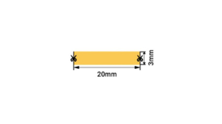 Лента светодиодная ПРО COB 400LED/м 4.8Вт/м тепл. бел. 24В IP20 (уп.5м)  00-00014867