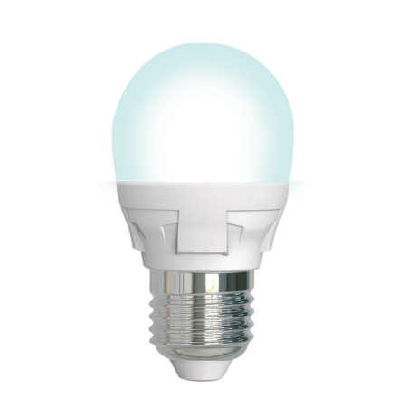 Лампа светодиодная LED-G45 7W/4000K/E27 /FR/DIM PLP01WH Яркая 7Вт матовая 4000К нейтр. бел. E27 диммир. (упак. картон)  UL-00004301
