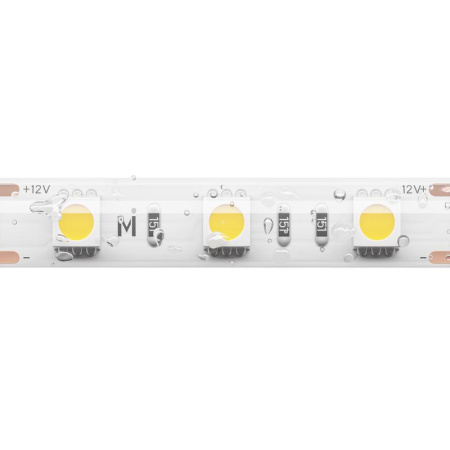 Лента светодиодная 12В 5050 14.4Вт/м 4000К IP65 (уп.5м)  201187