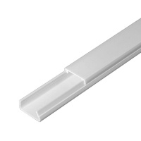 Кабель-канал 20х10 L2000 с двойн. замком бел.  PR.0325203