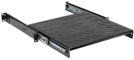 Полка выдвижная L400мм черн.  SS05-400PI-R