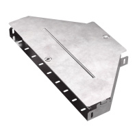 Переходник для лотка симметричный 100х50х50 с крышкой Стандарт  PR16.0661