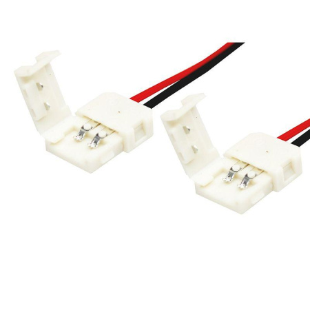 Коннектор соединительный (2 разъема) для одноцвет. LED лент 8мм SMD3528 8х150мм IP20  144-013
