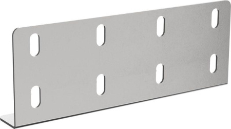 Пластина соединительная усилен. H=100мм 1.5мм RAL 9016  CLM50D-PSU-100-15-9016