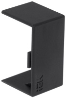 Соединитель на стык КМС 100х60 черн. (уп.2шт) ELECOR  EL-KK10D-S-100-060-K02