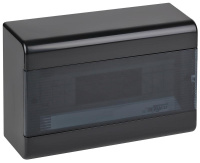 Щиток ОП Тусо 12мод. с двер. 280х190х93мм черн.  68012Ч