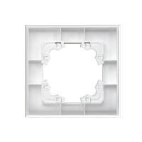 Рамка 1-м Афина стеклянная сл. кость (ivory) UNIVersal 2272