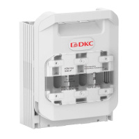 Выключатель горизонтальный предохранитель разъединитель 250А 3P крепление на монтажную плату  FSH01-3P