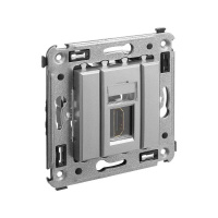 Розетка HDMI 1-м СП Avanti "Закаленная сталь" тип А-А  4404253