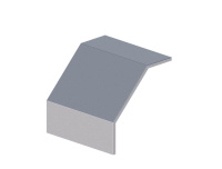 Крышка для лотка углового вертикального вниз осн.600 сталь 1.5мм ЛМсК-90Н цУТ1.5 СОЭМИ Н0121430148