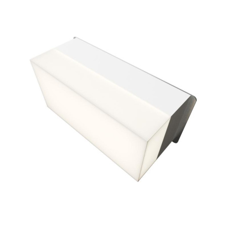 Светильник светодиодный RVE-LBX-LUMO40-PLAZA10020010-1-GR прямоугольник грильято 1шт 90х190х80мм 12Вт встраиваемый 4000К бел.  RVE00003279