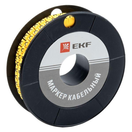 Маркер каб. 6.0кв.мм "A" (ЕС-3) (уп.350шт)  plc-KM-6-A