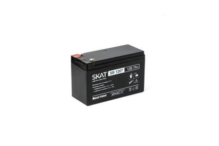 Аккумулятор 12В 7А.ч макс. ток заряда 2.1А SKAT SB 1207  2533