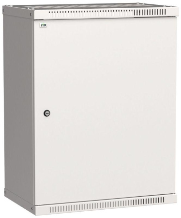 Шкаф LINEA WE 15U 550x350мм дверь металл сер.  LWE3-15U53-MF