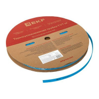 Трубка термоусадочная ТУТ нг 10/5 син. (уп.100м)  tut-10-g