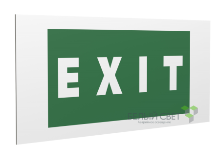 Знак безопасности PS-36164.E25 "EXIT" Белый Свет a28693
