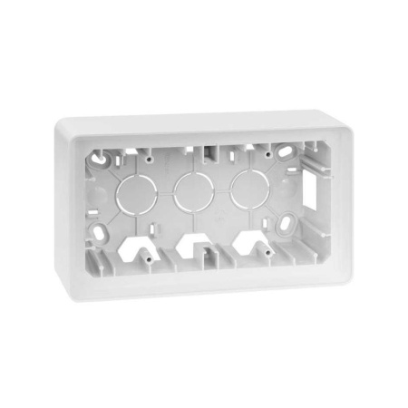 Коробка наружной установки на 2 поста бел. 82 Detail 8200760-030