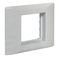 Рамка+суппорт на 2 мод. (1 пост) для парапетного кабельного канала C-Line  sup-2-105-50