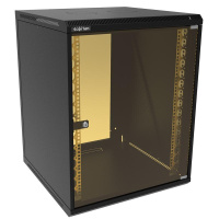 Шкаф настенный телекоммуникационный ТВЛ-15U-600-600-СР-9006  05-1506-B