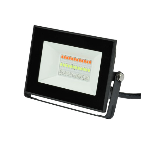 Прожектор светодиодный ULF-F60-20W/RGB IP65 200-240В BLACK мультиколор пульт ДУ (в/к) черн.  UL-00007144