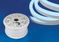 Лента светодиодная ULS-N21-2835-120LED/m-8mm-IP67-220V-8W/m-50M-DW NEON 8Вт/м 120LED/м холод. бел. IP67 220В 8мм гибкая герметичная (уп.50м)  UL-00002924