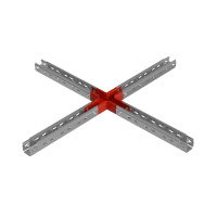 Разветвитель для лотка Х-образ. прямой 50х50мм "ПЛЮС" HD КМ PL18655 Разветвитель для лотка Х-образ. прямой 50х50мм "ПЛЮС" HD КМ PL18655