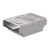 Ответвитель для лотка Т-образный 400х100 с крышкой Стандарт  PR16.0970