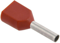 Наконечник НШВИ(2) 0.75-8 темн. красн. (уп.20шт)  UTE10-4-D75-100