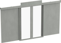 Дверь раздвижная 47U 1200 сер. (уп.2шт) by ZPAS РФ  ZP-FD35-47U-1200-R
