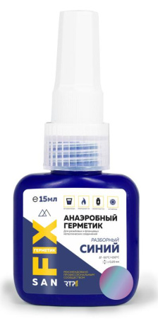 Герметик анаэробный 15мл син. SANFIX  40747
