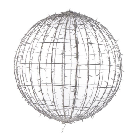 Фигура светодиодная "Шар светодиодный" d120см 600LED тепл. бел. 21Вт 230В IP65 эффект мерцания  501-629