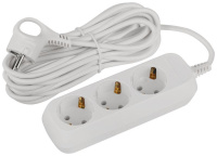 Удлинитель электрический UDL-16-370-E Greenline 3 розетки с заземлением 7м ПВС 3х1кв.мм  Б0065059